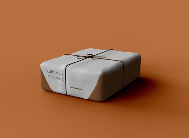 Free Beautiful Gift Packaging Box Mockup PSD - Good Mockups
